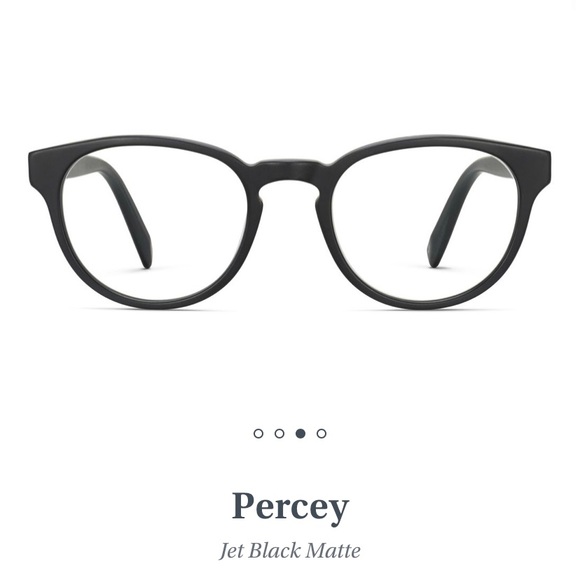 Warby Parker Matte Jet Black Frames - Style: PERCEY (Non-prescription frames) - Picture 2 of 3
